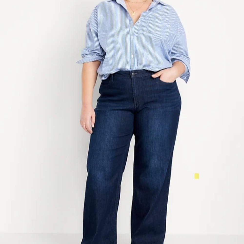 Old Navy High-Waisted Wow Wide-Leg Jeans O